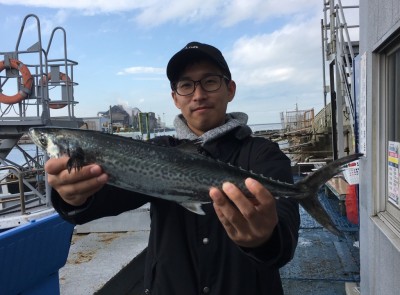 
<p>澤田様　沖の北　のませ釣り　サゴシ47cm</p>
<p>のませ釣りでは、サゴシも狙えますよ♪　11時頃にHitしています。釣果情報提供にご協力頂き、ありがとうございます。</p>
