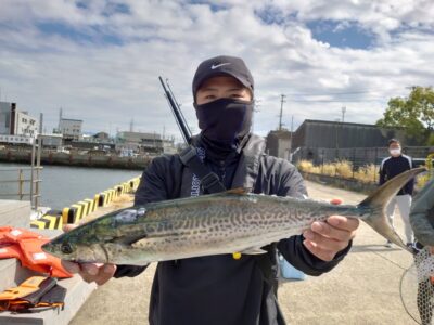 <p>沖の北　ショアジギでサゴシ！サゴシ・サワラは表層〜中層でヒットすることが多いです。</p>