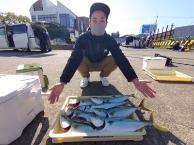 <p>沖の北　ショアジギでハマチとサゴシ！</p>