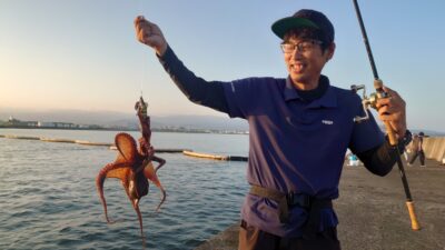 <p>にったこ様 沖の北外向き タコエギで良型タコ🐙6時の時点で3杯♪</p>