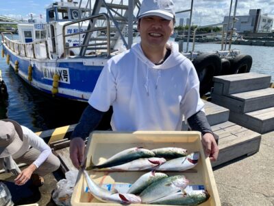 <p>鎌田様　沖の北　ミノーで🐟ツバス8尾🎣</p>