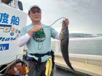 <p>仲村様 旧一文字赤灯 ハネ73cm  ふらふら泳いでいたのをタコジグで引っかけたそうです。</p>