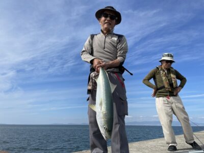 <p>福井様　沖の北　飲ませ釣り　12時半頃にメジロGET^ ^</p>