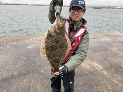 <p>田口様　沖の北　ショアジギでヒラメGET🎣おめでとうございます^ ^</p>