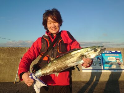 <p>沖の北 ショアジギでサワラ！７時頃ボトムから巻上げでヒット！</p>