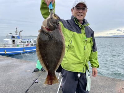 <p>仲村様　別撮り　沖の北　アジ飲ませ　ヒラメ2枚目🎣</p>