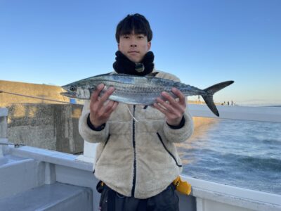 <p>角村様　沖の北　ショアジギ　サゴシ🎣</p>