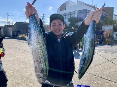 <p>太田様　沖の北　ルアーでサワラ80cm🎣</p>