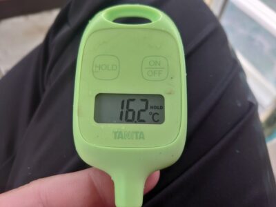 <p>沖の北 水温上がってきました。朝晩は風が吹くとかなり寒いです。</p>