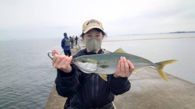 <p>今ちゃん♪ 沖の北 ジャックアイ・マキマキ岸一ピンクでハマチ2本！6時半と7時頃にヒット！</p>