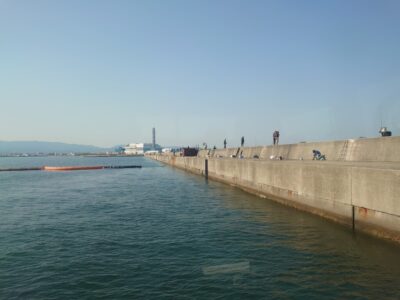 <p>沖の北 今日は5時半頃から釣れ始めて7時頃までハマチ祭りでした。先端から奥の方までまんべんなくあたってましたね。外向き80人弱きっちり釣座はうまって、青物ゲット率はかなり高めでした。7時過ぎにはちょっと落ち着きましたが、まだハマチがポツポツ釣れてました。</p>