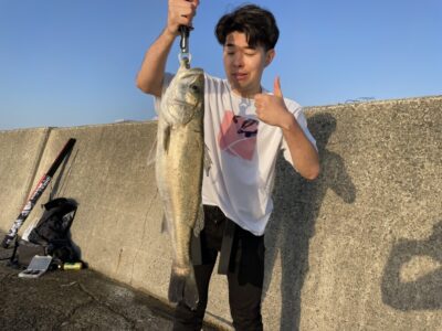<p>江坂様　沖の北　メタルバイブで良型のシーバス🎣かなり肥えていて良い魚体♪♪</p>
