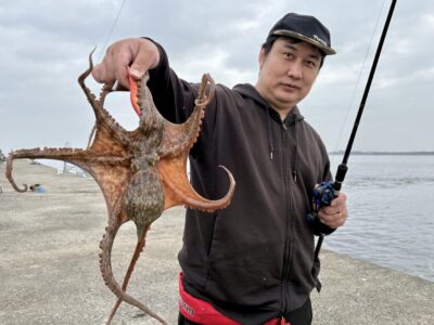 <p>黒岩様　沖の北　内向きタコエギでタコ🐙</p>