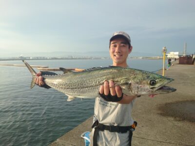 <p>伊川様 沖の北 セットアッパーでサワラ83cm！5時50分にヒット！</p>