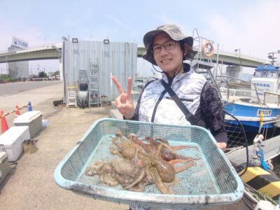 <p>沖の北内向き タコエギで新子タコ🐙</p>