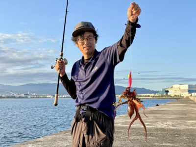 <p>ニッタコ様　沖の北　タコエギ　3時渡船〜タコエギ4本殉職😇　6時頃に念願の1杯🐙</p>