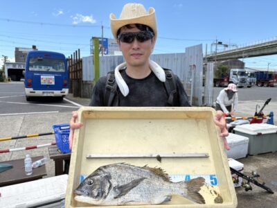 <p>瀬戸様　旧一文字　フカセ釣りでチヌ🎣</p>