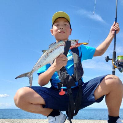 <p>しょうちゃん　沖の北　アクアウェーブ・メタルマジックでサゴシ！11時頃にヒット！</p>