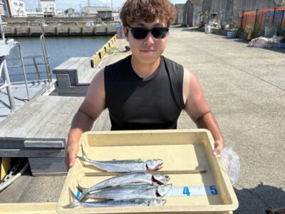 <p>森田様　沖の北　マキマキ(ブルピン)でサゴシ🎣</p>