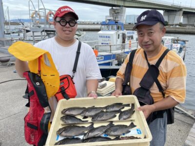 <p>フュージョン三宅様　沖の北　ヌカ切り(石ゴカイ)でグレ多数🎣東京からお越しの息子様もありがとうございました！！</p>