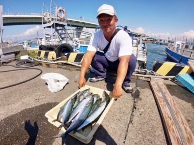 <p>沖の北　ショアジギでサゴシ！</p>