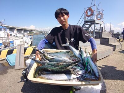<p>沖の北　ショアジギでサゴシ！</p>