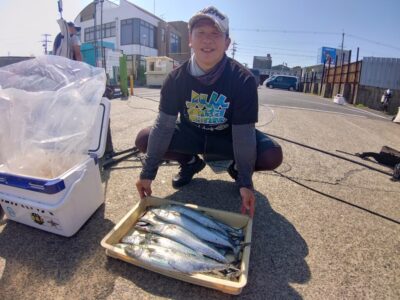 <p>沖の北　ショアジギでサゴシ！</p>