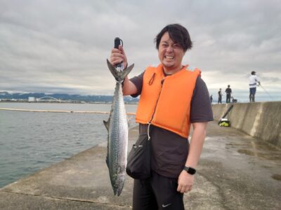 <p>ナカジマ様　沖の北　ショアジギでサワラ！</p>