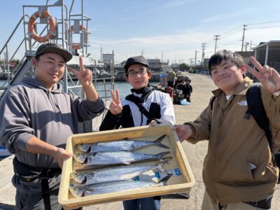 <p>森木様　沖の北　ショアジギ　サゴシ4匹✨</p>