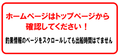 <p>出船時間は『岸和田渡船』のロゴを押して少し下にいけば出てます！</p>