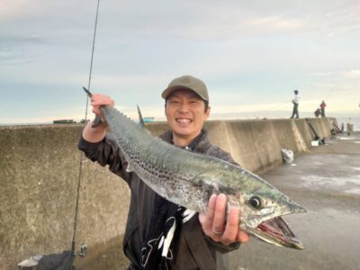 <p>沖の北　ショアジギでサワラ90cm！！！</p>