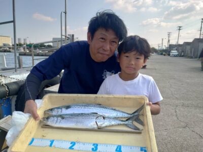 <p>沖の北　ショアジギでサゴシ！</p>