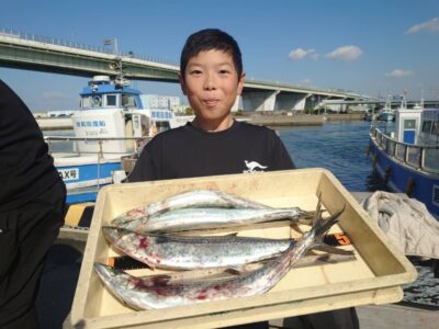 <p>翔太君　沖の北　ショアジギでサゴシ！</p>