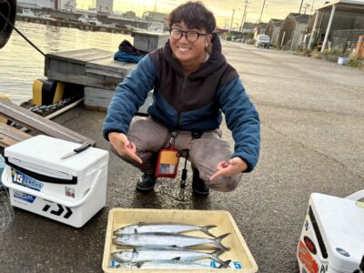 <p>🩷カラミマン🩷　沖の北　ショアジギでサゴシ🎣</p>