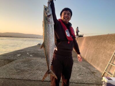 <p>K様　沖の北　別撮り　サワラ85cm✨自己記録おめでとうございます🎉㊗️</p>