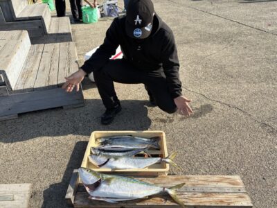 <p>NATU様　沖の北　ショアジギ　メジロ2匹・サゴシ4匹GET✨</p>