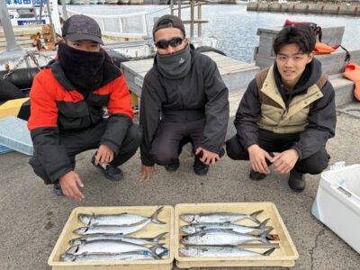 <p>仲西様　沖の北　ショアジギでサゴシ多数🎣</p>