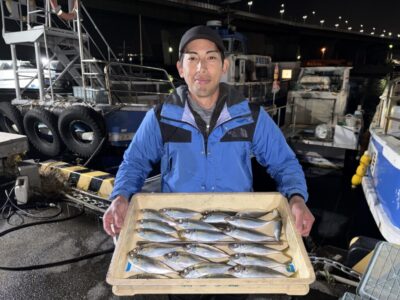 <p>寺田様　旧一文字赤灯　サビキ釣り(竿下)  中アジ多数✨</p>