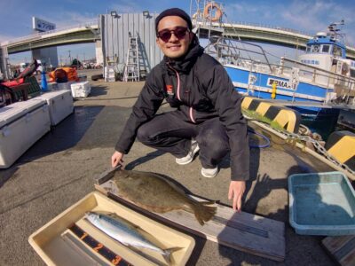 <p>松井ごめん！様　沖の北　ショアジギでサゴシ！飲ませ釣りでヒラメ！</p>