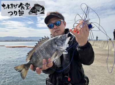 <p>パール高田様　沖の北　へち釣り(岩ガニ)  でチヌ🎣ノッコミシーズンですね♪♪4/22の釣果</p>