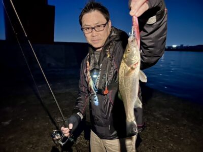 <p>バチ講習会マックススタッフの釣果</p>