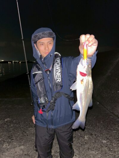 <p>バチ講習会マックススタッフの釣果</p>