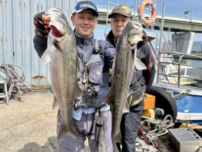 <p>ハネ研会長　福山様　沖の北　エビ撒き釣り　ハネ65.7cm筆頭に4尾🎣　カンダイも2尾🎣　(撮影後リリース🐟)</p>