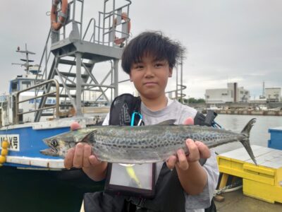 <p>沖の北　ショアジギでサゴシ！</p>