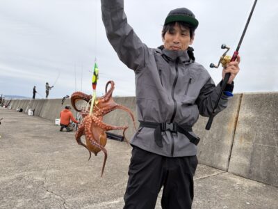<p>にったこ様　沖の北　タコエギでマダコ580g🐙</p>