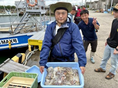 <p>安東様　旧一文字③ タコジグでタコ大漁🐙　✌️captain gout✌️</p>
