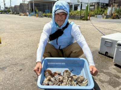 <p>アンドゥー様　旧一文字赤灯〜③ タコジグでタコ7杯🐙</p>