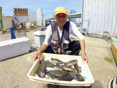 <p>送り迎えしてくれる娘に感謝🙏みっちゃん　旧一文字赤灯　フカセ釣りでグレ10尾🎣　撮影後グレは渡船したお客さんにプレゼント🐟</p>