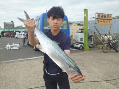 <p>沖の北 ショアジギでサゴシ！</p>