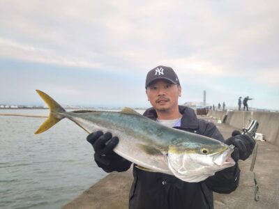 <p>鍛島様  沖の北奥の方 Gコンでメジロ！6時すぎにヒット！</p>